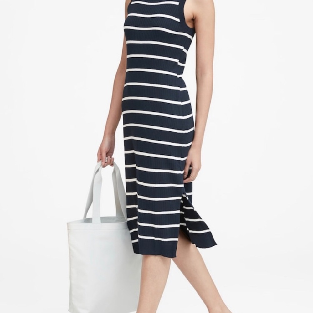 Stripe Knit Dress